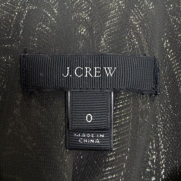 J. Crew Womens Silk Paisley Tank Top Size 0 Gold Boho Grunge Festival Whimsigoth - Picture 7 of 9